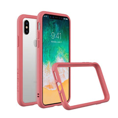 RhinoShield CrashGuard NX Customisable Protective Bumper Case for iPhone X - Coral Pink