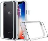 RhinoShield Mod NX Bumper Case & Clear Backplate For iPhone XR - Platinum Grey
