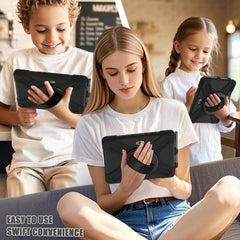 Rugged Case Hand & Shoulder Strap Samsung Tab Active 5 Pro X356 2025 - Black