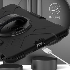 Rugged Case Hand & Shoulder Strap Samsung Tab S9 Ultra & S10 Ultra 14.6 inch - Black