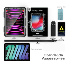 Rugged & Waterproof Protective Case iPad Pro 11 inch 2020 / 2021 / 2022 - Black