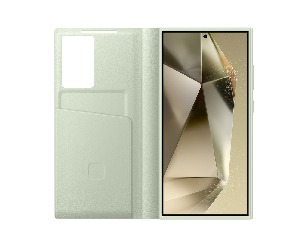 Samsung Official Smart View Wallet Case S24 Ultra 6.8 inch - Light Green