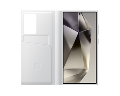 Samsung Official Smart View Wallet Case S24 Ultra 6.8 inch - White