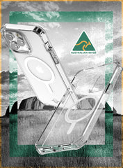 ITSKINS Origin R MagSafe Case iPhone 15 Pro 6.1 AUS Made - Clear