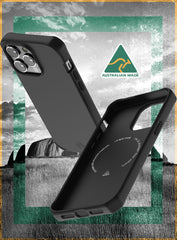 ITSKINS Origin R MagSafe Case iPhone 15 / 14 Standard 6.1 AUS Made - Black