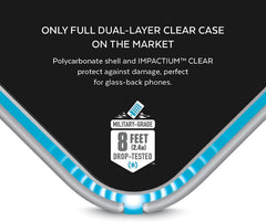 Speck IMPACTIUM Presidio Clear + Print for iPhone 8 / 7 / 6 / 6s / SE 2020 / SE 2022- FREE Screen Protector