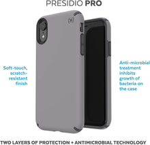 Load image into Gallery viewer, Speck Presidio Pro Slim Rugged Case For iPhone XS Max - Filigree Grey