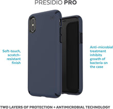 Load image into Gallery viewer, Speck Presidio Pro Slim Rugged Case For iPhone XS Max - Navy Blue