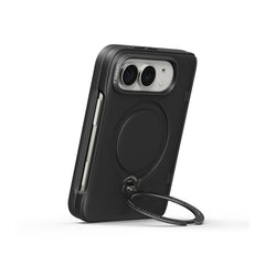 Torras Ostand Q3 Spin for iPhone Duo with Screen Protector - Black