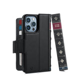 Twelve South BookBook Leather Wallet MagSafe Case iPhone 15 Pro Max - Black