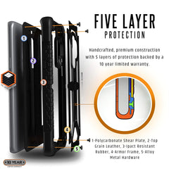 UAG Monarch Tough Case Series Galaxy Note 9 - Leather Black