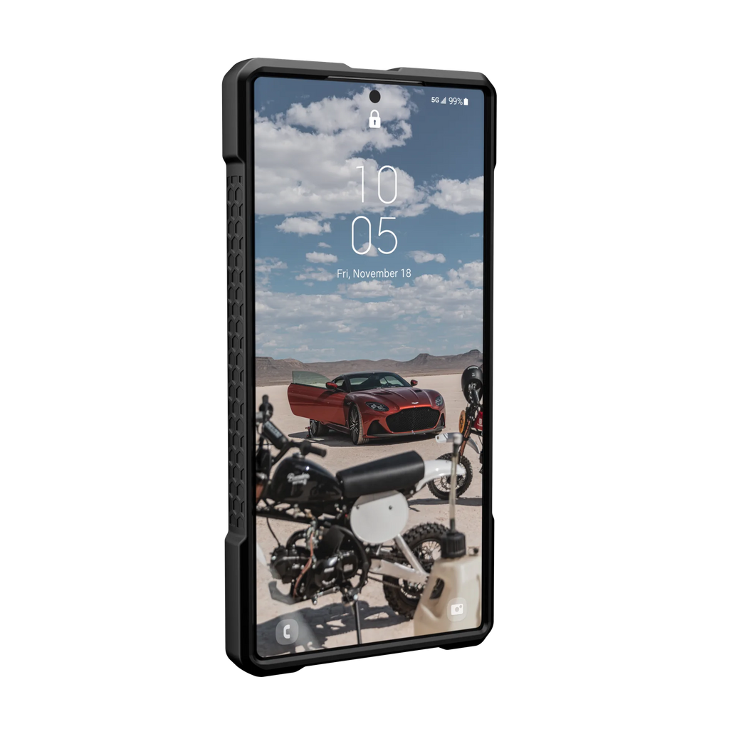 UAG Monarch Pro Rugged Case & Magnet Samsung S23 Ultra 5G 6.8 - Carbon Fibre