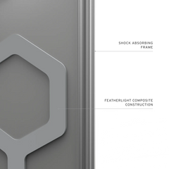 UAG Plyo Pro Rugged Case & Magnet Samsung S25 Standard 6.2 - Ice / Silver