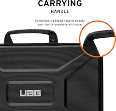 UAG Rugged Medium Laptop / Tablet Sleeve 13 inch with handle - Black