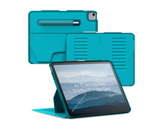 Zugu Case for iPad Air 13 M2 / M3 / M4 & Pro 12.9 3rd 4th Gen - Aqua Teal