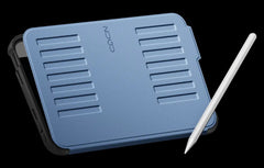 Zugu Rugged Folio Case iPad Mini 6/7 /A17 Pro Gen & Magnetic Stand - Blue