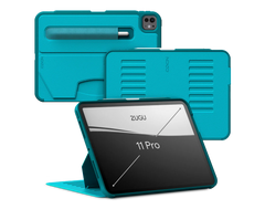 Zugu iPad Folio Case for iPad Pro 11 M4 / M5 - Aqua Teal