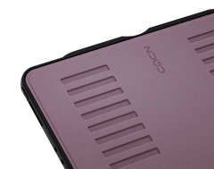 Zugu Rugged Folio Case iPad Mini 6/7 /A17 Pro Gen & Magnetic Stand - Purple