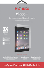 Zagg Invisible Shield Glass+ Tempered Glass iPad Mini 4th & 5th Gen Screen Guard