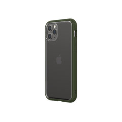 RhinoShield Mod NX Bumper Case & Clear Backplate iPhone 11 Pro / X / XS - Camo Green 2