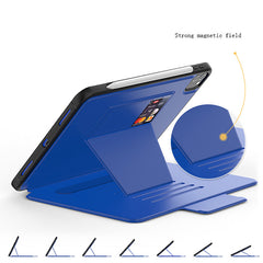 Folio Synthetic Leather Folio Case iPad Pro 11 & Air 5 & 4 with Kickstand - Blue