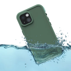 otterbox fre case for iphone 14 plus green back protection