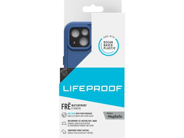 Lifeproof Fre Waterproof Case for Magsafe iPhone 13 Standard 6.1 inch - Blue