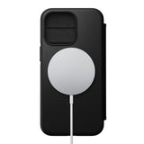 Nomad Modern Leather Folio w/ MagSafe For iPhone 13 Pro - BLACK - Mac Addict