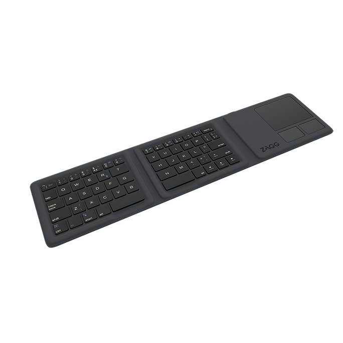 Zagg Tri Fold Bluetooth Full Size Foldable Keyboard & Touchpad