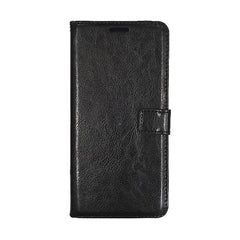 Synthetic Wallet Folio Case for Samsung A32 5G - Black