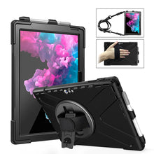 Load image into Gallery viewer, Rugged Case Hand &amp; Shoulder Strap Microsoft Surface Pro 7+ / 7 / 6 / 5 / 4 - Black
