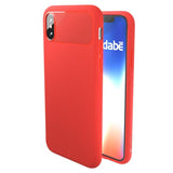 Caudabe The Sheath Minimalist Shock Absorbing Case For iPhone X & XS- RED
