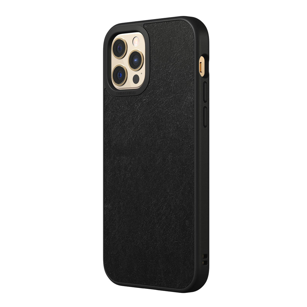 RhinoShield SolidSuit Rugged Case For iPhone 12 / 12 Pro - Genuine Leather - Mac Addict