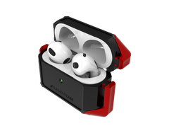 Element Case Black Ops Tough & Rugged Airpods 3rd Gen Case - Black / Red