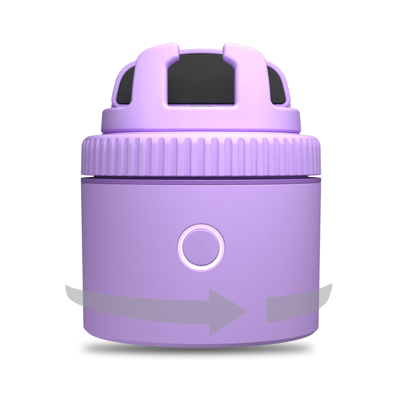 Pivo Pod Lite 360 Degree Auto Rotating Pod for Content Creation - Purple