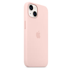 Apple Official Silicone Case with MagSafe for iPhone 13 Standard - Chalk Pink