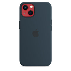 Apple Official Silicone Case with MagSafe for iPhone 13 Standard - Abyss Blue
