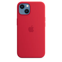 Apple Official Silicone Case with MagSafe for iPhone 13 Standard - Red