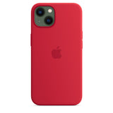 Apple Official Silicone Case with MagSafe for iPhone 13 Standard - Red