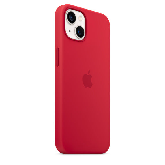 Apple Official Silicone Case with MagSafe for iPhone 13 Standard - Red