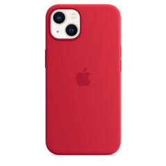 Apple Official Silicone Case with MagSafe for iPhone 13 Standard - Red