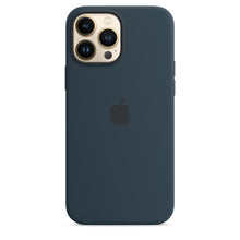 Load image into Gallery viewer, Apple Official Silicone Case with MagSafe for iPhone 13 Pro Max - Abyss Blue