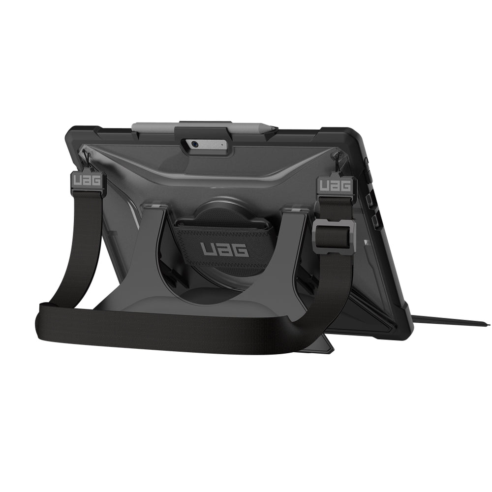 UAG Plasma Rugged Surface Pro X Case w/ Hand & Shoulder Strap - Ice