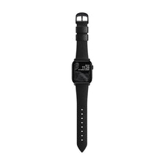 Modern Strap - Slim - Apple Watch 38/40mm - Natural - Black Hardware - Mac Addict