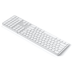 Satechi Aluminium Bluetooth Keyboard (Silver/White)