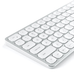 Satechi Aluminium Bluetooth Keyboard (Silver/White)