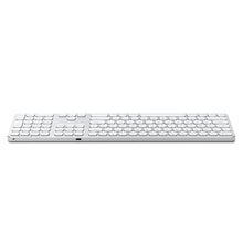 Load image into Gallery viewer, Satechi Aluminium Bluetooth Keyboard (Silver/White)