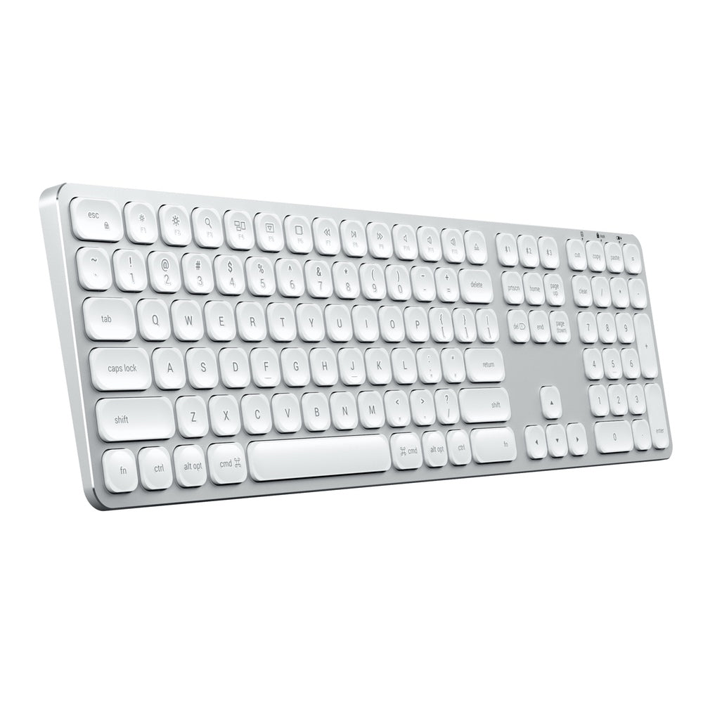 Satechi Aluminium Bluetooth Keyboard (Silver/White)