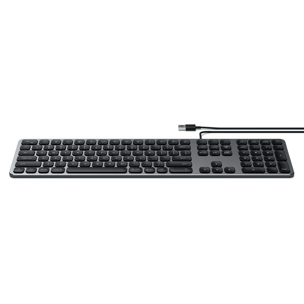 Satechi Aluminium Wired USB-A Keyboard (Grey)