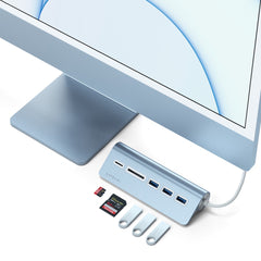 Satechi USB-C Combo Hub for Desktop (Blue)